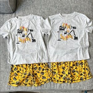 🚧 Construction Toddler Summer Pajamas 🚧